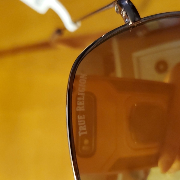 NWT True Religion Aviator Gold TR4147 Sunglass - Picture 3 of 8